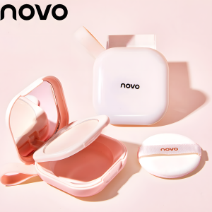 NOVO Loose Powder Moisturizing Oil Control Makeup Powder Brightening Concealer Light Breathable Waterproof Non-tipping Powde
