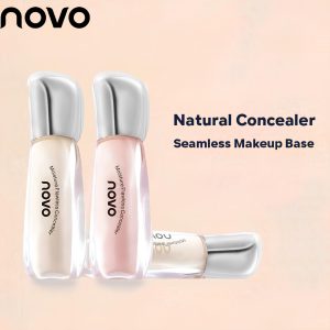 NOVO Powerful Concealer Liquid for Spot Covering Brightening under Eye Circles Dark Circles Tear Groove Makeup Foundation Pen